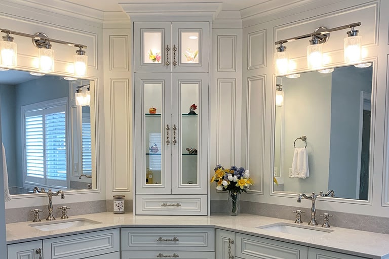 Custom vanity and tile work — Port Perry bathroom project