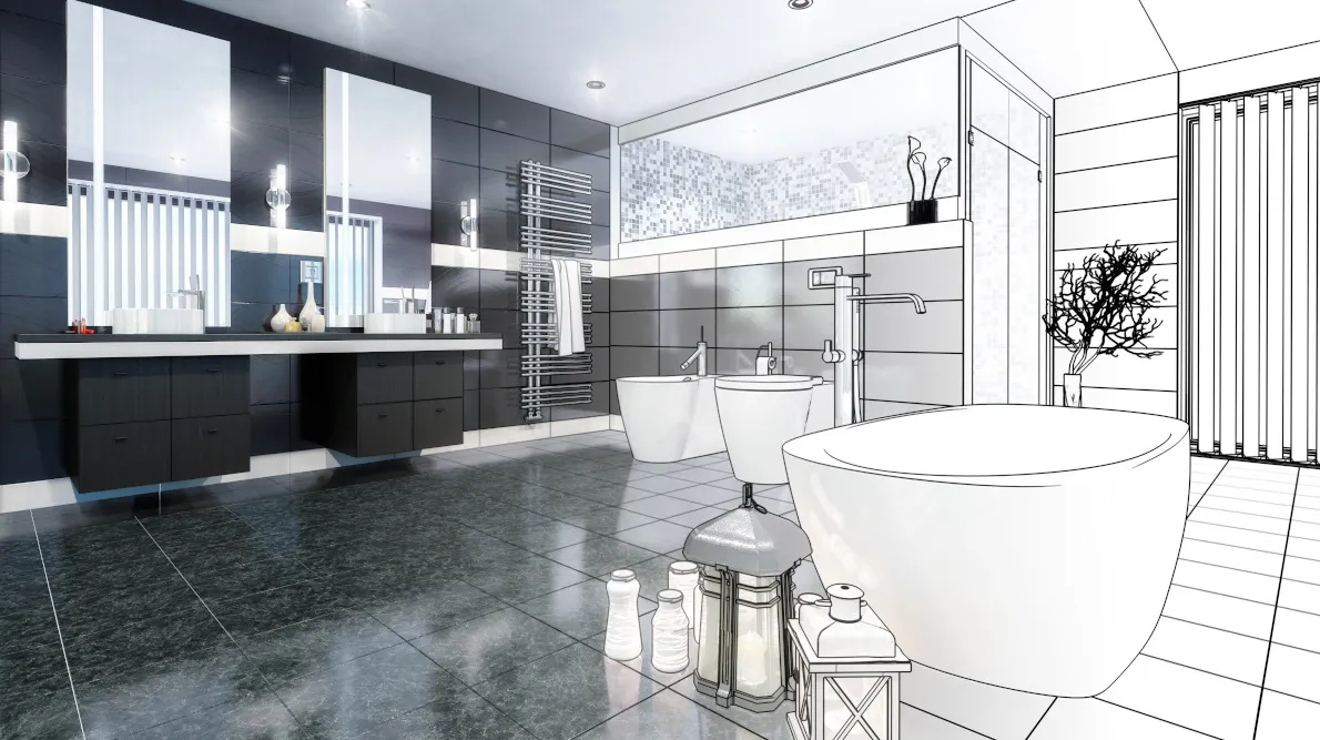 Floor and Bath Design renovation in progress