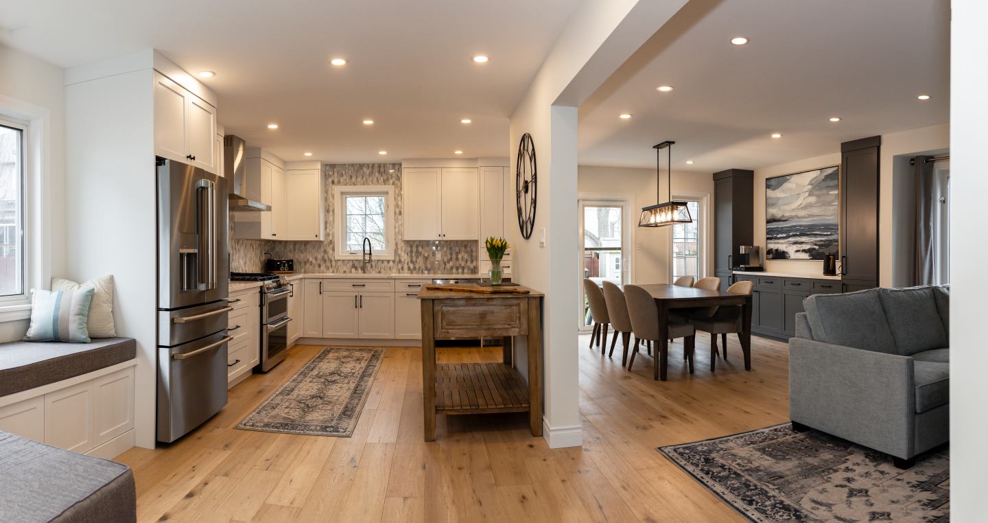 Whitby Main Floor Renovation With Custom Kitchen