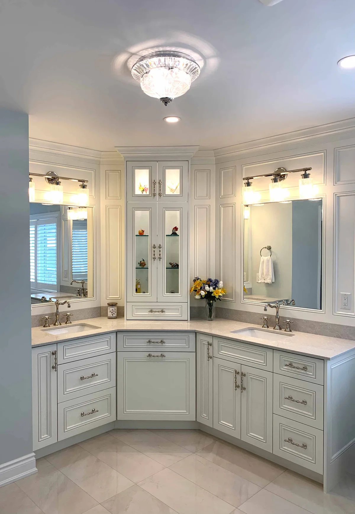 Elegant Pickering Ensuite With Custom Vanity Design