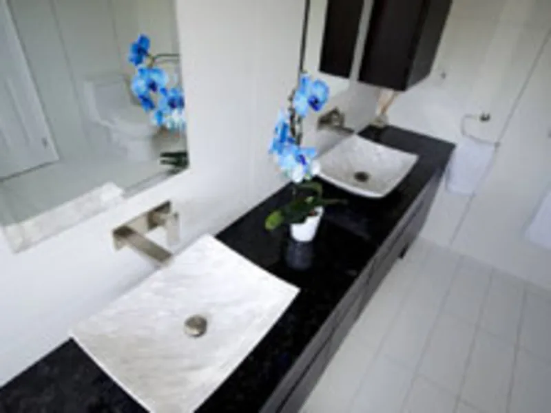 Classic Ensuite with Custom Shower Bench - Image 7