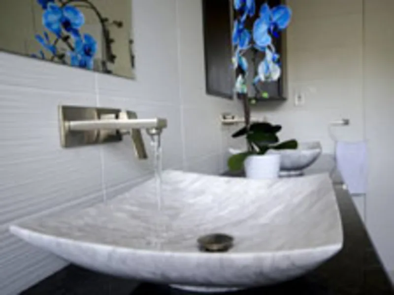 Classic Ensuite with Custom Shower Bench - Image 8