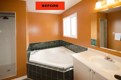 Ensuite with a Large Corner Shower - Image 10