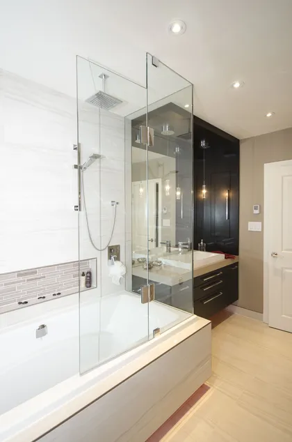 Bathroom with Wall Mounted Toilet - Image 2