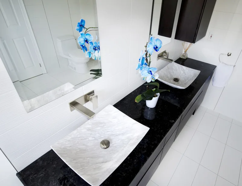 Classic Ensuite with Custom Shower Bench - Image 16