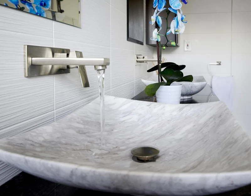 Classic Ensuite with Custom Shower Bench - Image 19