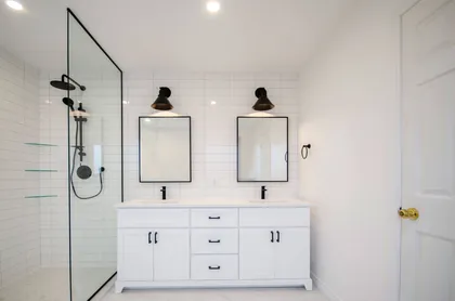 Modern Industrial Bathroom - Image 1