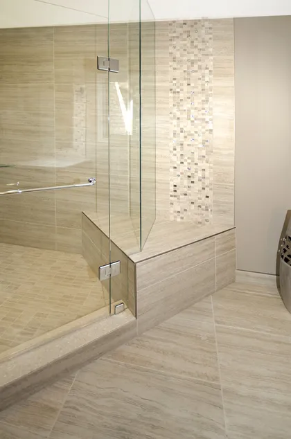 Ensuite with a Large Corner Shower - Image 5