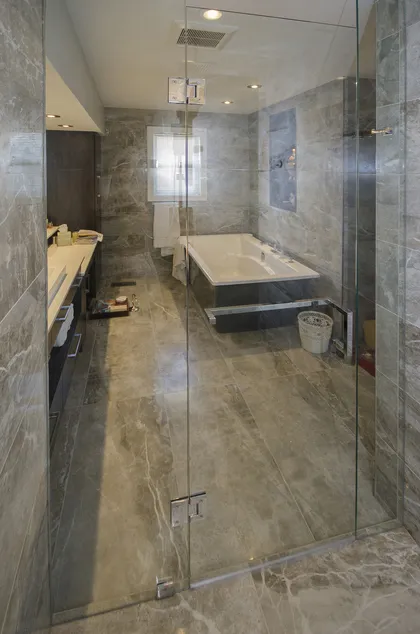 Dark Grey Transitional Ensuite - Image 6