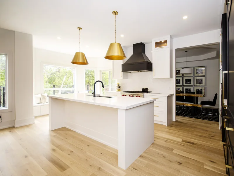 Contemporary Black and White Kitchen Renovation in Pickering - Image 7