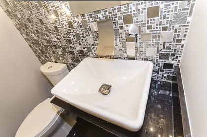 Metallic Powder Room - Image 1