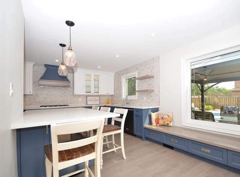 Contemporary Black and White Kitchen Renovation in Pickering - Image 21