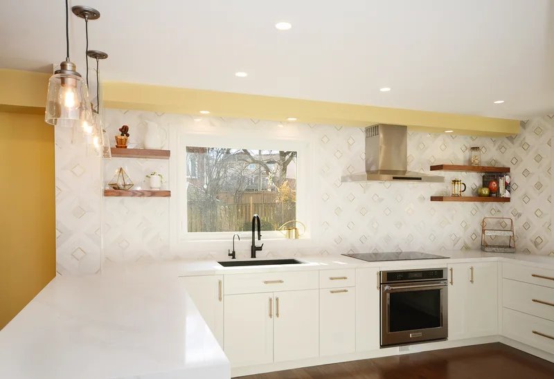 Contemporary Black and White Kitchen Renovation in Pickering - Image 29