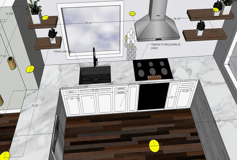 Contemporary Black and White Kitchen Renovation in Pickering - Image 31