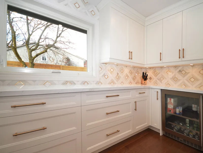 Contemporary Black and White Kitchen Renovation in Pickering - Image 35