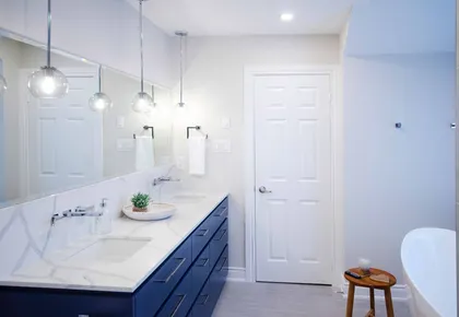 Contemporary Ensuite Retreat With Fireplace - Ajax - Image 4