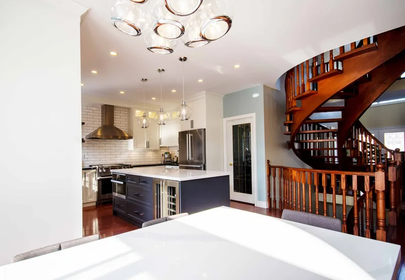 Two Tone Kitchen Renovation With Quartz Countertops - Image 8