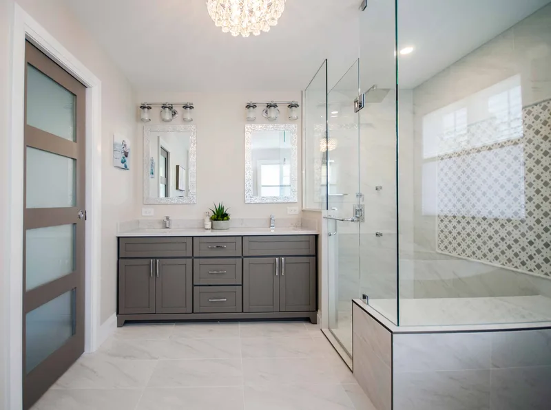 Elegant Calacatta Tile Bathroom Renovation in Pickering - Image 1