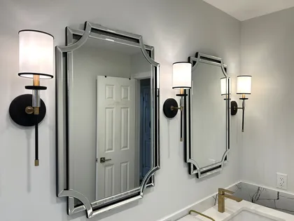 Modern Monochromatic Bathroom Renovation in Ajax - Image 3